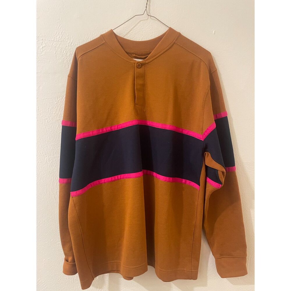 Nike Golf Henley EUC Size Mens Medium - Desert Bronze - MSRP $90